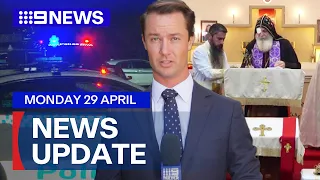 Charges after deadly Sydney stabbing; Bishop Mar Mari Emmanuel returns to service | 9 News Australia