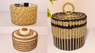 3 Different ideas of Rope Storage Basket | Diy Rope Basket | Diy Storage Organizer | Hamna Nadeem