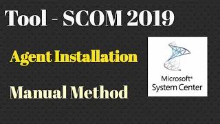 SCOM windows server  monitoring  -Manual method