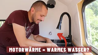 WARMES Wasser im Camper durch MOTORWÄRME | Warmwasserboiler | Ep. 09 Ausbau | this old truck