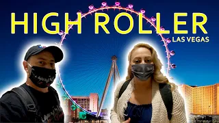 High Roller at the Linq Las Vegas | night view of the Strip