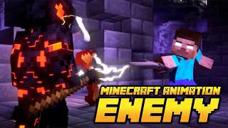Enemy - Imagine Dragons | Minecraft Music Video #imaginedragons