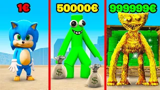 ALLE von 1€ zu 1.000.000€ UPGRADEN in GTA 5!