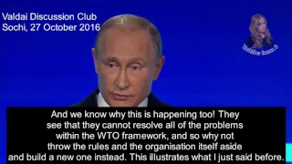 Putin  US has been hijacked by the Elite Part 1 of 2