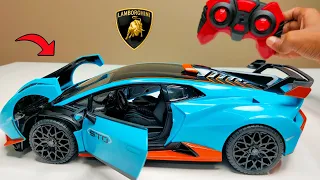 RC Official High Speed Lamborghini Huracan STO Car Unboxing & Testing - Chatpat toy tv