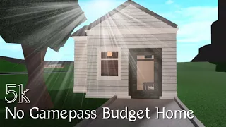 5k No Gamepass Budget Home Bloxburg Speedbuild