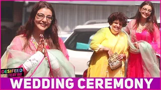 Kajal Agarwal Spotted With Her Mom Before Her Wedding Ceremony