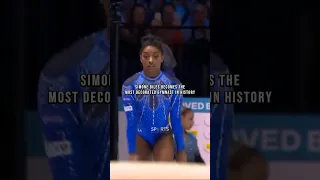 Simone Biles makes HISTORY with her 6th all-around world title 🥇 #shorts #goat