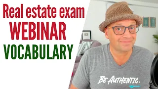 Real Estate Exam Vocabulary and Definitions | Exclusive Webinar with Joe Juter