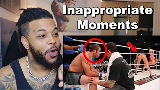 Inappropriate Moments Between Fighters & Girls | Reaction