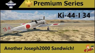 War Thunder: Premium Series. Ki-44-I 34. A fantastic plane, even on a bad crew!