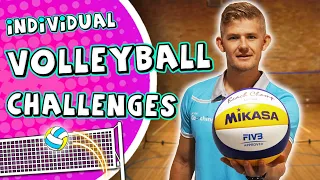 🏐 Fun Volleyball challenges for PE (elementary grade 3-6) | Teach volleyball skills 🏐