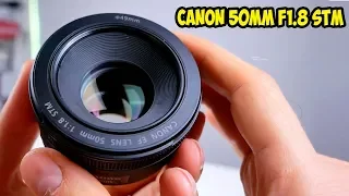 Canon 50mm F1.8 STM Обзор, тест и впечатление
