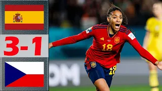 Spain vs Czech Republic Highlights | Women's Euro Qualifiers | 4.9.2024