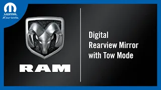 Digital Rearview Mirror with Tow Mode | How To | 2023 Ram Trucks