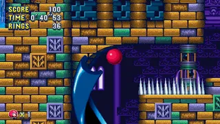 Sonic Mania Plus Hydrocity Act 2 (Knuckles) Speedrun 1:30:85