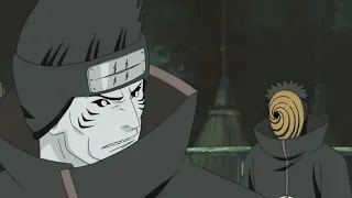 Tobi le revela su identidad a Kisame - Tobi le muestra su cara a Kisame