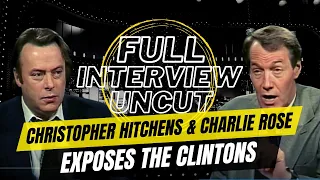 Christopher Hitchens FULL INTERVIEW Charlie Rose on the Clintons (April 1999)