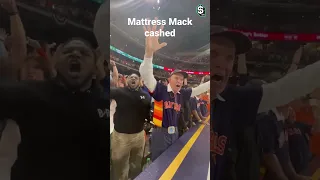 Mattress Mack go crazy during Yordan Alverez 3 run home run Houston Astros vs Philadelphia Phillies￼