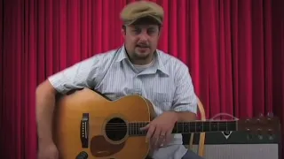 Easy Acoustic Blues Riff.... That will knock your sock off