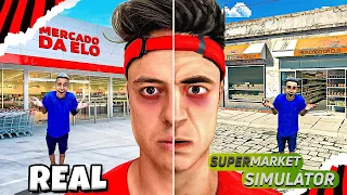 SUPERMARKET SIMULATOR NA VIDA REAL!