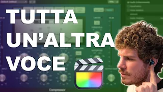 Come Migliorare l'AUDIO della VOCE in un VIDEO Intervista, Podcast con Final Cut Pro Tutorial Ita