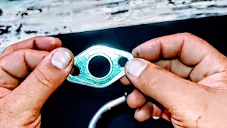 Never blow an exhaust gasket again!! Amazing *BIKE HACK*  motorized bicycle upgrade!! *SHARE THIS*