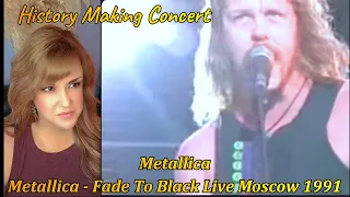 First Reaction ~ Metallica ~ Metallica - Fade To Black Live Moscow 1991