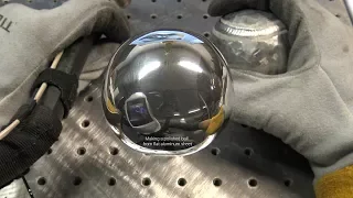 TIG Welding Aluminum Fabrication - Making a Ball out of 1/8" Thick Flat Aluminum Sheet - 6061.com