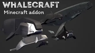 Whalecraft - Minecraft more whales and dolphins addon trailer (Bedrock Edition)