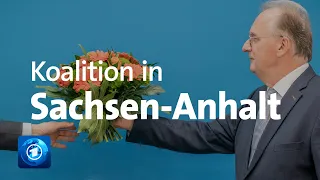 Sachsen-Anhalt: CDU, SPD und FDP unterzeichnen Koalitionsvertrag