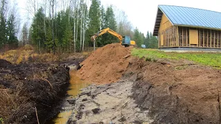 Digging New Pond In The Mud Hole (part 1)