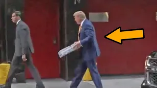 Trump re-delivers stale pizza to firefighters in sick stunt gone wrong