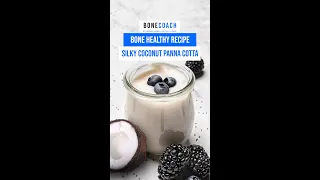 Gluten Free Dairy Free Panna Cotta - Bone Healthy Recipe