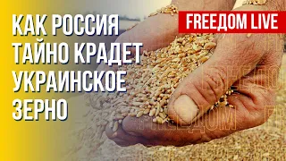 Продовольственный шантаж РФ: воровство зерна и срыв зерновой сделки. Канал FREEДОМ