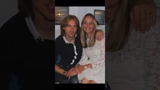 Real Madrid & Croatia player luka modric with his pretty wife Vanja Bosnić & kids  Realmadrid wags