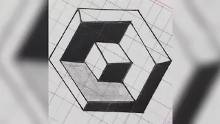 How To Draw 3D Drawing || Easy 3D Drawing || How To Draw 3D Optical  Illusion #short