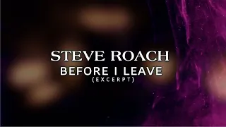Steve Roach - Before I Leave (excerpt)