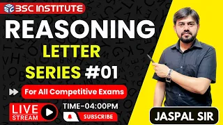 LETTER SERIES #1 | SSC CGL, CPO, CHSL, MTS, RAILWAY, BANK STATE EXAM | REASONING BY JASPAL SIR