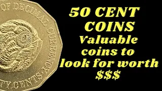 AUSTRALIAN 50 CENT COINS TO LOOK FOR - WORTH $$$