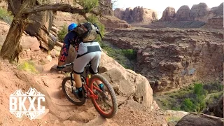 Mountain Biking Captain Ahab in Moab, Utah