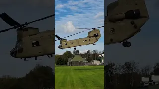 Sound on!🔊 #usarmy CH-47 #chinook during the exercise Falcon Autumn🍁#military #aviation #army