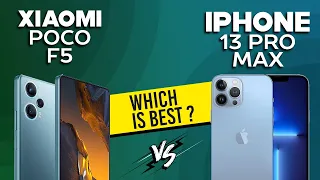 Xiaomi Poco F5 VS iPhone 13 Pro Max - Full Comparison ⚡Which one is Best