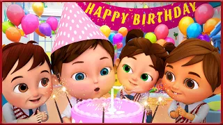 Happy Birthday Song Party After Back To school - Banana Cartoon