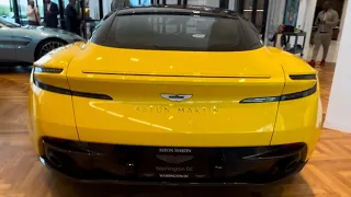 New Aston Martin DB12! Near $320K #astonmartin #astonmartindb12 #britishcars #luxury #db12 #yellow