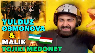 Yulduz Osmonova & Malik "Tojiki Medonet" REACTION | موزیک شاد ازبک تاجیک | Юлдуз Осмонова & Малик