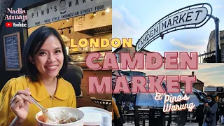 Exploring Camden Market and Pino's Warung Special Ayam Geprek in London (ENG & IDN Subtitle)