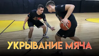 УКРЫВАНИЕ МЯЧА И ПИВОТИРОВАНИЕ