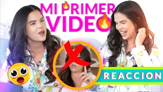 REACCIONANDO A MI PRIMER VIDEO DE YOUTUBE 🔥 - El Mundo de Camila