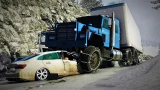 BeamNG Drive - Overtaking Car Crashes #21